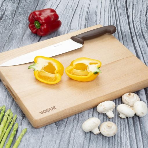 Vogue Beech Chopping Board Medium 380x305x30mm (GP758)