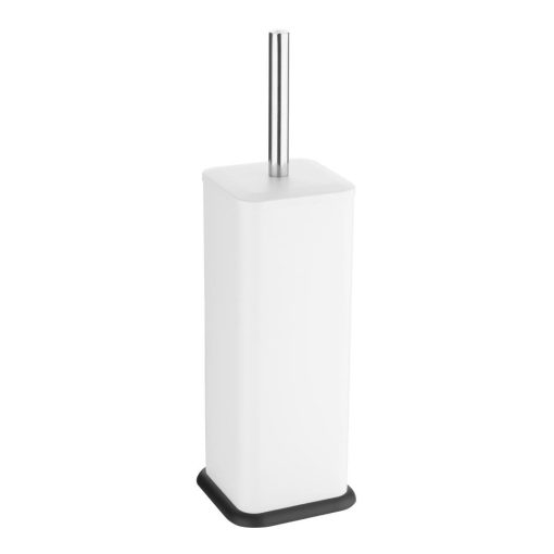 Jantex Square Toilet Brush and Holder - White (HT477)