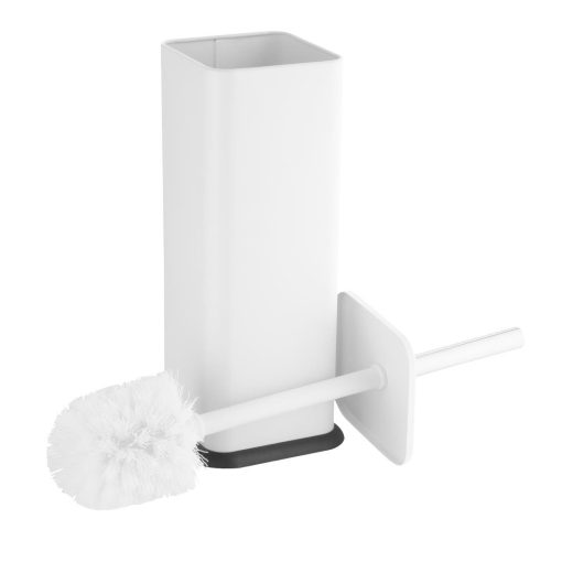 Jantex Square Toilet Brush and Holder - White (HT477)