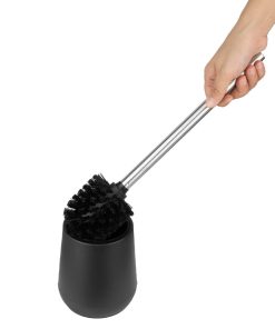 Jantex Toilet Brush and Holder Black (HT481)