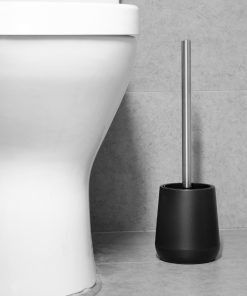 Jantex Toilet Brush and Holder Black (HT481)