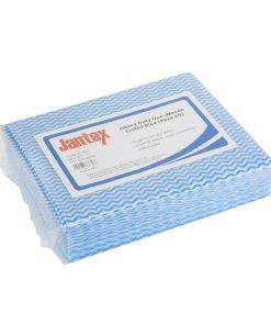 Jantex Heavy Duty Non-Woven Cloths Blue Pack of 25 (HT492)