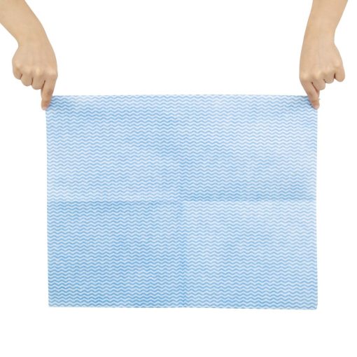 Jantex Heavy Duty Non-Woven Cloths Blue Pack of 25 (HT492)