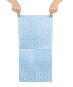 Jantex Washroom Cleaning Cloth Blue Pack of 50 (HT493)