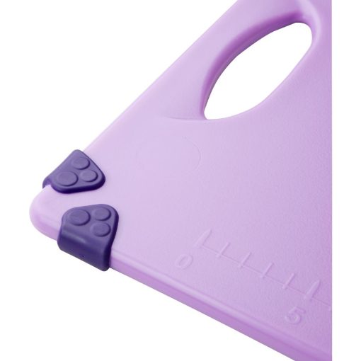 Hygiplas Commercial Grip Chopping Board Purple 458x306mm (HW002)