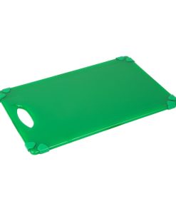 Hygiplas Commercial Grip Chopping Board Green 458x306mm (HW004)