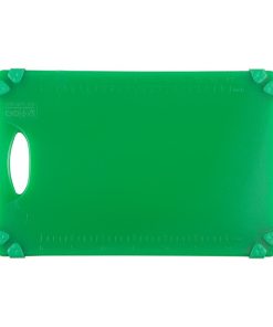 Hygiplas Commercial Grip Chopping Board Green 458x306mm (HW004)