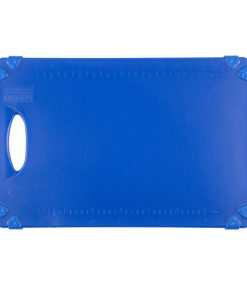 Hygiplas Commercial Grip Chopping Board Blue 458x306mm (HW006)