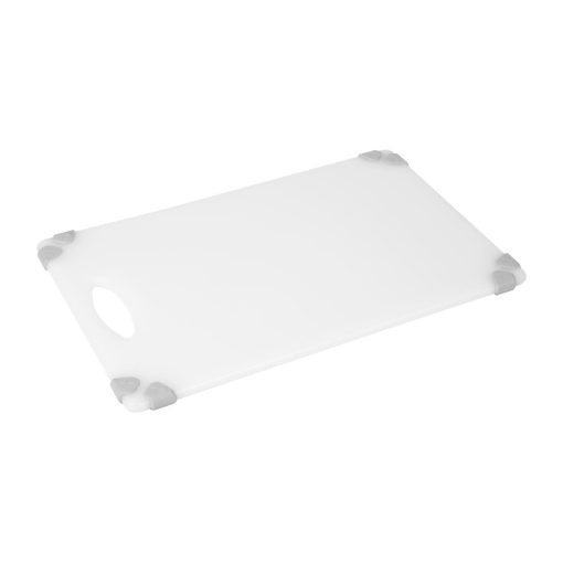 Hygiplas Commercial Grip Chopping Board White 458x306mm (HW008)