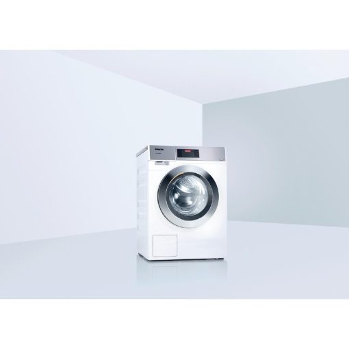 Miele Little Giant Washing Machine White 8kg with Gravity Drain 5-5kW Single Phase PWM908 (HW120)