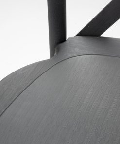 Bolero Manhattan Cross-Back Resin Chairs Black 4 Pack (HW283)