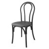 Bolero Soho Bentwood Style Resin Chairs Black 4 Pack (HW286)