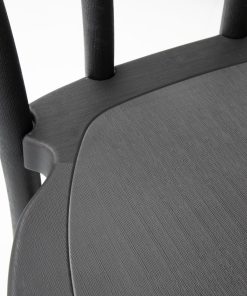 Bolero Soho Bentwood Style Resin Chairs Black 4 Pack (HW286)