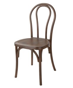 Bolero Soho Bentwood Style Resin Chairs Walnut 4 Pack (HW287)