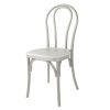 Bolero Soho Bentwood Style Resin Chairs Limewash 4 Pack (HW288)