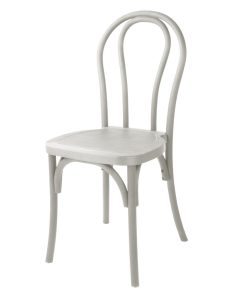Bolero Soho Bentwood Style Resin Chairs Limewash 4 Pack (HW288)
