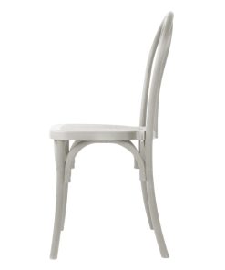 Bolero Soho Bentwood Style Resin Chairs Limewash 4 Pack (HW288)