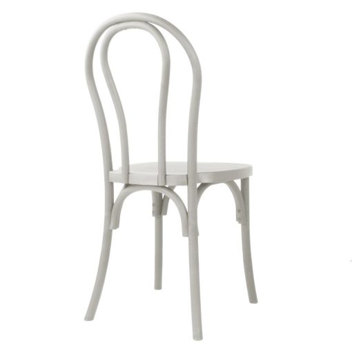 Bolero Soho Bentwood Style Resin Chairs Limewash 4 Pack (HW288)
