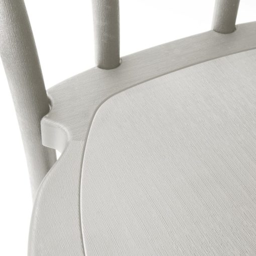 Bolero Soho Bentwood Style Resin Chairs Limewash 4 Pack (HW288)