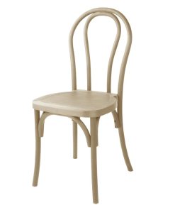 Bolero Soho Bentwood Style Resin Chairs Natural 4 Pack (HW289)