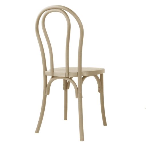 Bolero Soho Bentwood Style Resin Chairs Natural 4 Pack (HW289)