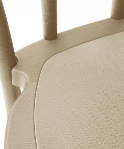 Bolero Soho Bentwood Style Resin Chairs Natural 4 Pack (HW289)