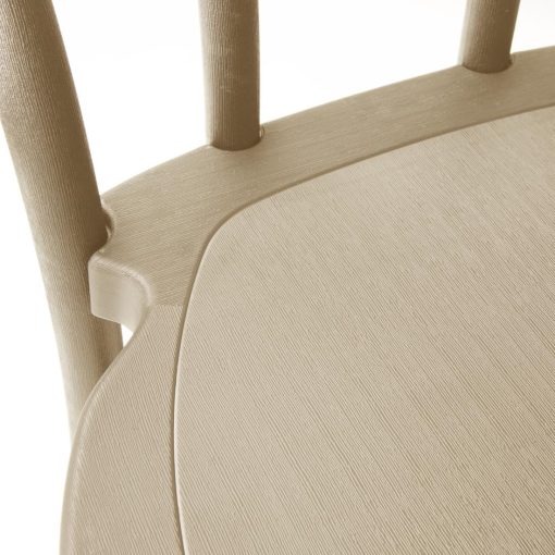 Bolero Soho Bentwood Style Resin Chairs Natural 4 Pack (HW289)