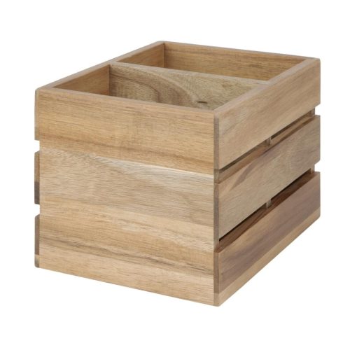 Olympia Table Organiser Acacia Wood 210x160x150mm (HX387)