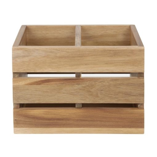 Olympia Table Organiser Acacia Wood 210x160x150mm (HX387)