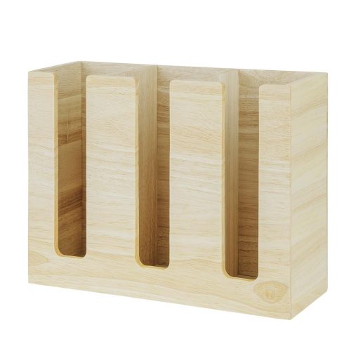 Olympia Cup Organiser Hevea Wood 340x120x240mm (HX394)