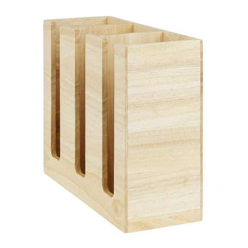 Olympia Cup Organiser Hevea Wood 340x120x240mm (HX394)