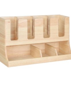 Olympia Cup and Condiment Station Hevea Wood 450x120x240mm (HX395)