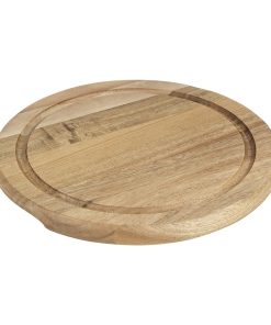 Olympia Round Acacia Wood Board for 200mm Dome (HX397)