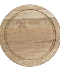 Olympia Round Acacia Wood Board for 200mm Dome (HX397)