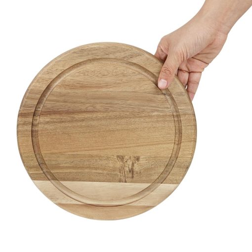 Olympia Round Acacia Wood Board for 200mm Dome (HX397)