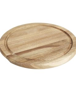 Olympia Round Acacia Wood Board for 240mm Dome (HX398)