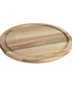 Olympia Round Acacia Wood Board for 280mm Dome (HX399)