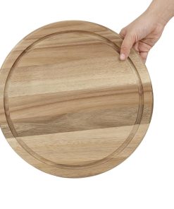 Olympia Round Acacia Wood Board for 280mm Dome (HX399)