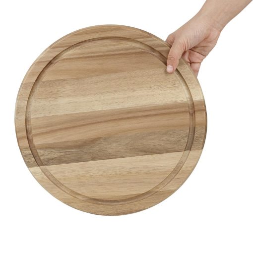 Olympia Round Acacia Wood Board for 280mm Dome (HX399)