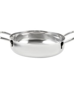 Olympia Table Presentation Double Handle Dish Stainless Steel 125mm (HY100)