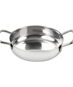 Olympia Table Presentation Double Handle Dish Stainless Steel 125mm (HY100)