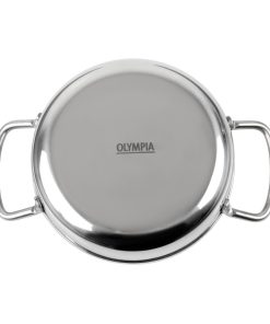 Olympia Table Presentation Double Handle Dish Stainless Steel 125mm (HY100)