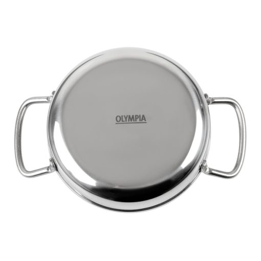 Olympia Table Presentation Double Handle Dish Stainless Steel 125mm (HY100)