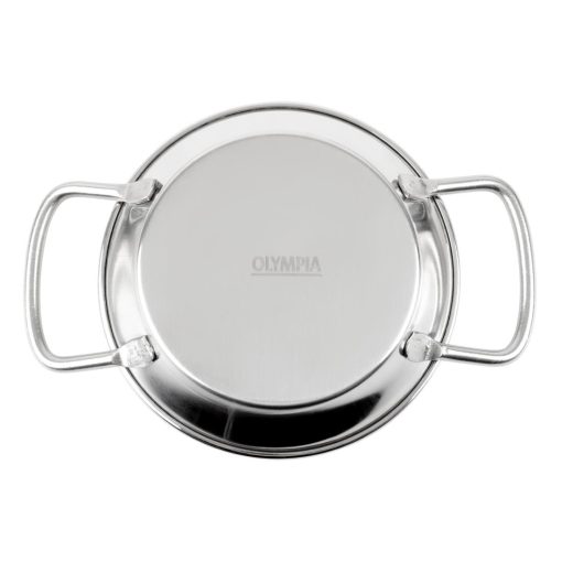 Olympia Table Presentation Mini Paella Pan Stainless Steel 120mm (HY103)