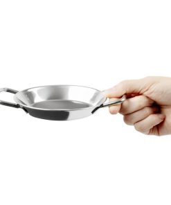 Olympia Table Presentation Mini Paella Pan Stainless Steel 120mm (HY103)