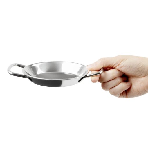 Olympia Table Presentation Mini Paella Pan Stainless Steel 120mm (HY103)