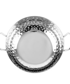 Olympia Table Presentation Hammered Kadai Dish Stainless Steel 170mm (HY106)