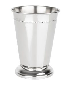 Olympia Barware Beaded Julep Cup Stainless Steel 370ml (HY115)