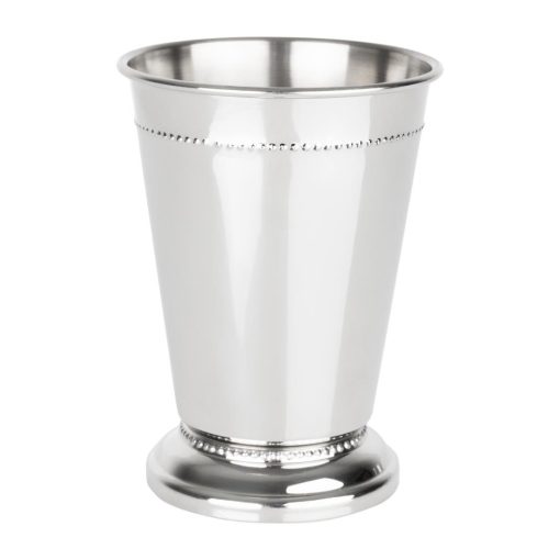 Olympia Barware Beaded Julep Cup Stainless Steel 370ml (HY115)