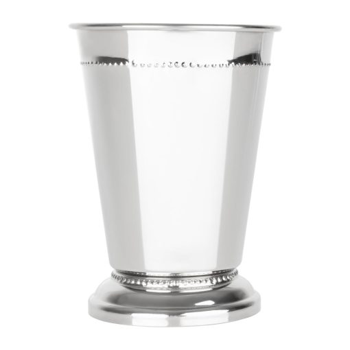 Olympia Barware Beaded Julep Cup Stainless Steel 370ml (HY115)